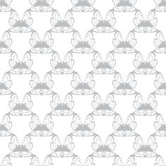 Vector Gray Abstract Butterfly Wing Seamless Pattern N2