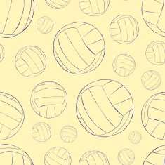 Seamless contours of volleyballs N2