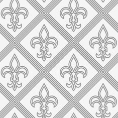 Perforated double countered Fleur-de-lis N2