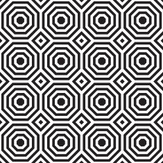 Black and white alternating octagons with squares N2