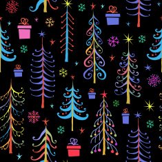 Seamless Christmas pattern N81
