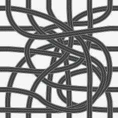 Road patterns for making seamless wallpapers N2