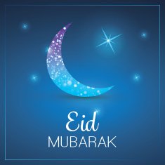 Eid Mubarak - Moon in the Sky