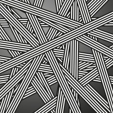 Abstract geometric technology monochrome banner vector illustration