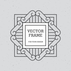 Single Mono Line Frame