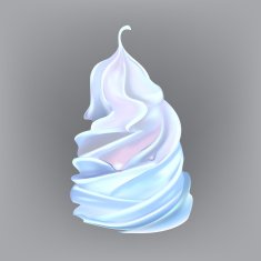 cream cake or ice vector