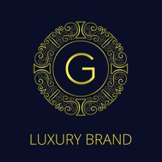 Luxury Vintage Frame Monogram G