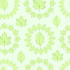 Seamless surrounded leaves N2