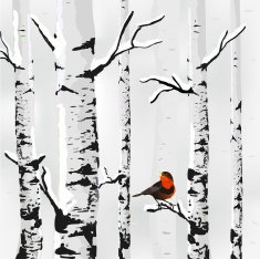 Winter card in vector N2