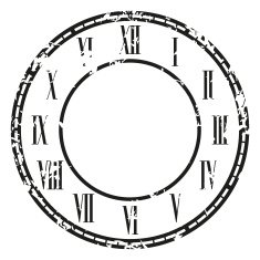 Vector vintage clock N11