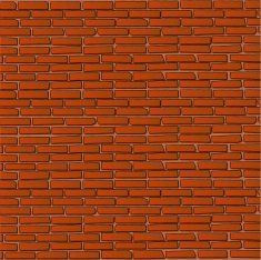 Red brick wall background Vector illustration N2