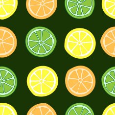 Seamless citrus fruit