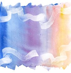 watercolor ribbons N4
