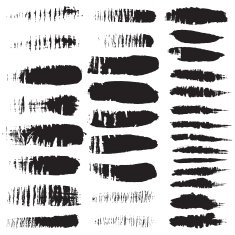 Hand drawn sketch set hand elements collection N5