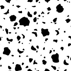 Dalmatian skin texture Vector seamless background N2