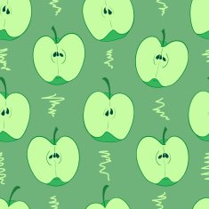 Seamless cuts of apples N2