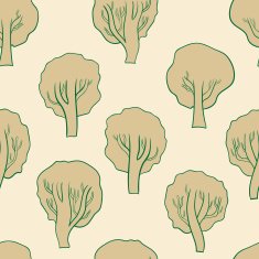 Seamless brown trees N2