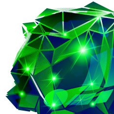 Contemporary background with plastic pixel 3d template N2