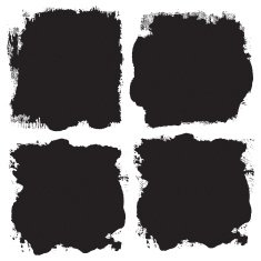 Vector Set of Sketch Grunge Dirt Overlay Texture