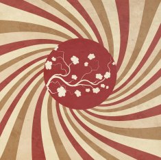 Striped Japanese Background N2