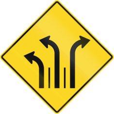 Three Lanes With Right And Left Turn Lane in Canada