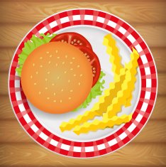 BURGER & FRENCH FRY