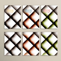 Vector set of simple beautiful line patterns N2