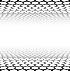 Perspective grid hexagonal surface N3