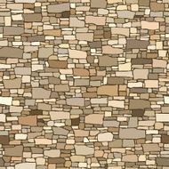 Seamless colored background wall from stones of various sizes