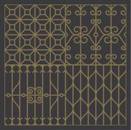 Pattern Curved Steel Set 3 N2