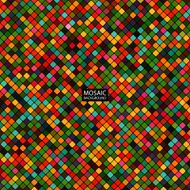 background abstract mosaic of the grid pixel tiles colorful squares N2