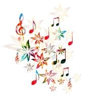 Colorful music background N8