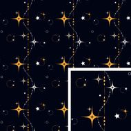 Seamless Christmas night background