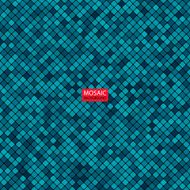 background abstract mosaic of the pixel pattern and blue squares N2