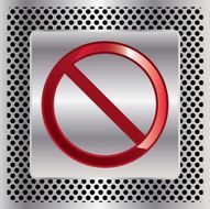 Fantastic metal stop sign background N2