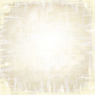 White brush strokes painting on brown recycled paper