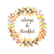 Thankful greeting card N2