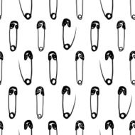 Safety pin seamless pattern for your design N2