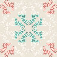 Seamless colorful background made of stick man and peace sign N2