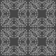 Seamless background made of letters in grey and white colors N2
