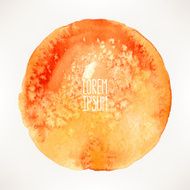 watercolor orange background