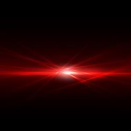 Abstract spark and flow light red on middle background vector