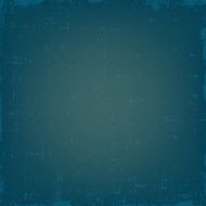Vintage blue grunge vector texture or background with gradient