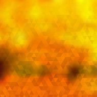 Abstract autumn background of triangles