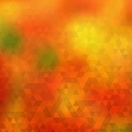 Abstract autumn background of triangles N3