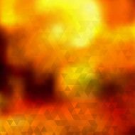 Abstract autumn background of triangles N6