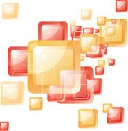 square abstract background N2