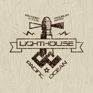 Lighthouse emblem for t-shirt N5