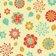 floral seamless pattern N785