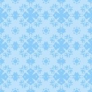 Filet crochet lace design Seamless background in blue N2
